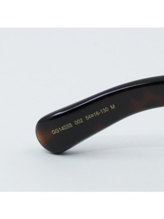 Gucci GG1403S 002 Women Sunglasses Havana Rectangle Frame, Brown Lenses main image 4